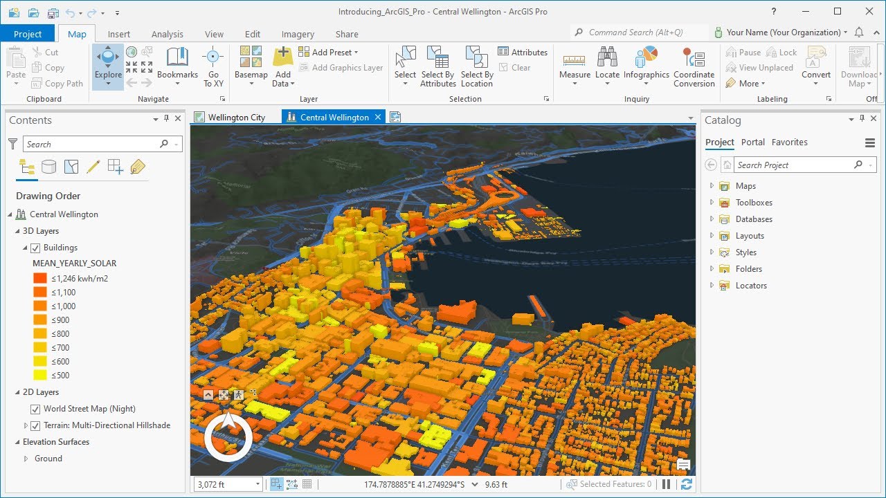 ArcGis Software Interface